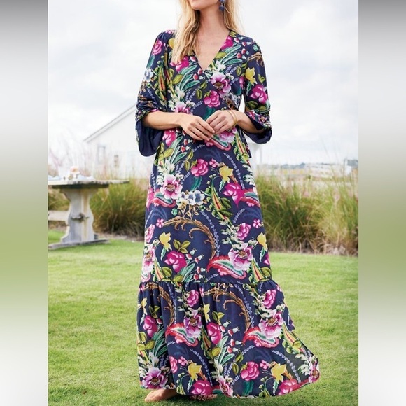 Soft Surroundings Samantha Maxi Dress S - Picture 6 of 9